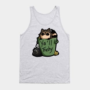 Y'all Trashy Raccoon Tank Top